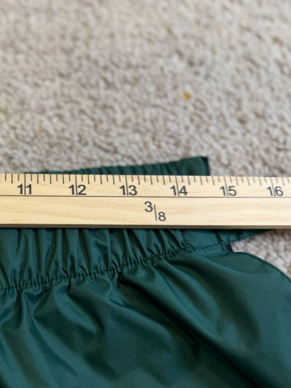 WearGuard Waterproof Nylon Work Pants Green Size M - Picture 7 of 11